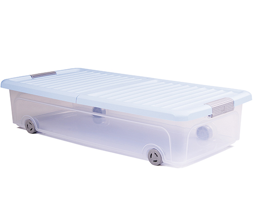 Ondis24 Unterbettkommode Rollerbox Unterbettbox Rollbox 35L blau