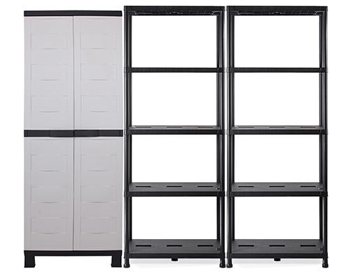 Ondis24 Kunststoffschrank Prestige abschließbar + Schwerlastregal