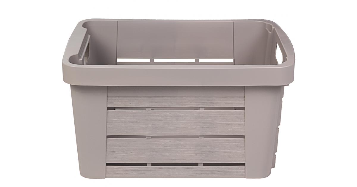 Ondis24 Aufbewahrungskiste Wood 45L Holz Optik günstig online kaufen