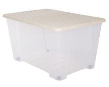 Unterbettbox Rollerbox Rattan 50 beige