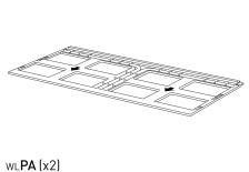 Teil WLPA (Rückwand) 