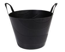 Kleiderkorb Wäschekorb Flexi Tub Billy 45 L schwarz 