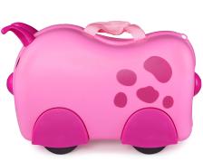 Kinder Reisekoffer Ziehkoffer rosa Schweinchen Schweinchen
