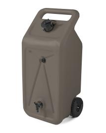 Wasserspeicher mit Rollen Nomade taupe Taupe