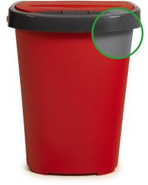 Mülleimer mit Deckel 40 L 