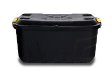 Heavy Duty Staubox mit Rädern und Deckel 75 Liter 
