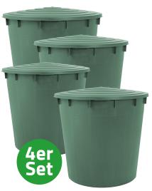 Regentonne Sparpaket 2.000 Liter (4 x 500 L Aqua) 
