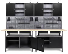 Werkstatt Set Klaus 240 cm 2 Schränke  