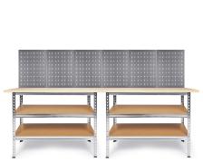 Werkstatt Set Uwe 240cm Melamin  + 6 LW 