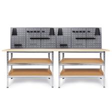 Werkstatt Set Uwe 240cm Melamin  + 2 Jochen 