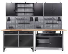 Werkstatt Set Werner/Klaus 240 cm 2 Schränke 