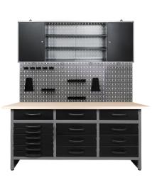 Werkstatt Set Konny 160 cm 1 Schrank Melamin 