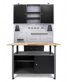ONDIS24 Werkstatt Set Klaus 120 cm 1 Schrank LED