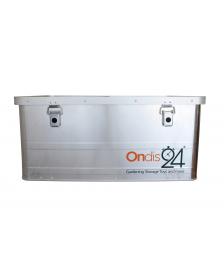 ONDIS24 Vollaluminium Koffer XXL Aluminiumbox Alukoffer Torro 130 L