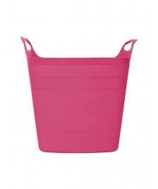 ONDIS24 Wäschekorb Wäschesammler Flexi Tub 15 L pink