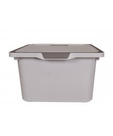 ONDIS24 Kreo Box 17.5 Liter weiß-grau
