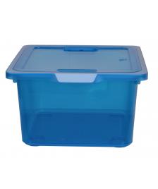ONDIS24 Kreo Box ohne Deckel 17.5 Liter blau transparent