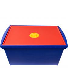 ONDIS24 Aufbewahrungsbox System Box M blau/rot