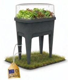 Hochbeet Frühbeet Gewächshaus auch für Kinder mit Haube 