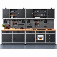 Werkstatt Set Bruno 280cm 2 Schränke 
