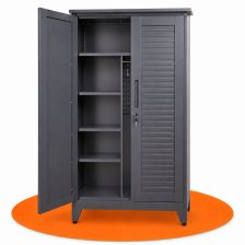 Outdoor Stahl Spind Helge 4 Etagen 