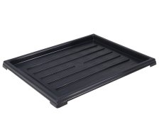 Schuhabtropfschale 39 x 31 cm steckbar schwarz anthrazit