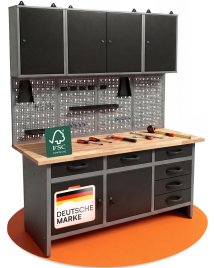 Werkstatt Set Karsten 160 cm 3 Schränke 
