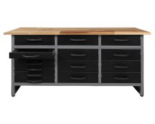 Werkbank Konny 160 cm anthrazit H85 