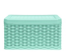 Aufbewahrungsbox Rattan Optik Decora S mint mint