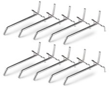 Lochwandhaken aus Metall 9 cm 10er Set 