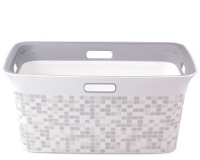 Wäschekorb Tragekorb Moda Mosaik 45L 