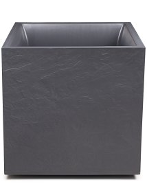 Pflanzkübel Vulkan 50 Pierre anthrazit Schieferoptik 