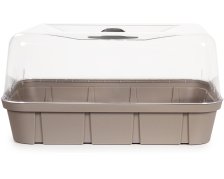 Frühbeet Anzucht Gewächshaus 6 L taupe taupe