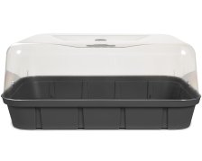 Frühbeet Anzucht Gewächshaus 16 L anthrazit anthrazit