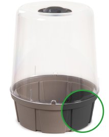 Frühbeet Anzucht Gewächshaus rund 