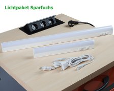 Lichtpaket Werkstatt24 Aktion Steckdose + LED 