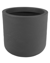 Pflanzkübel Basalt rund 40cm anthrazit 