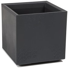 Pflanzkübel Beton 40 Caro Rollen 100% recycled anthrazit 