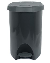 Mülleimer Treteimer Abfalleimer Abfallbehälter 70L grau 