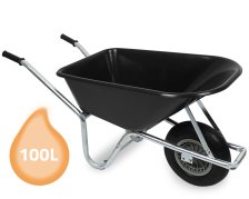 Gartenschubkarre Schubkarre Bauschubkarre 100 Liter 