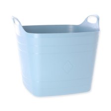 Flexi Tub 40 Liter eckig graublau 