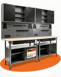 Werkstattset Fritz 240cm Werkstatteinrichtung 