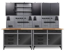 Werkstatt Set Holger 240 cm 3 Schränke 