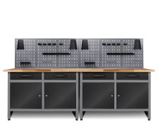 Werkstatt Set Werner 240cm + 2 Jochen 