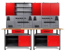 Werkstatt Set Klaus 240 cm 2 Schränke  