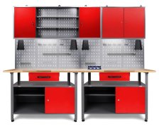 Werkstatt Set Klaus 240 cm 2 Schränke  