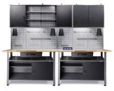 Werkstatt Set Klaus 240 cm 2 Schränke  