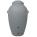 Regentonne Wasserbehälter Amphore Grau 360L Kunststoff