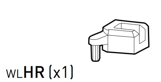Teil WLHR (Türeinhängung rechts) 