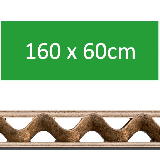 Arbeitsplatte Lisocore® Leichtbau Made in Germany 160x60x3cm 